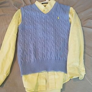 Boys shirt and vest